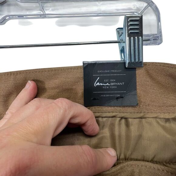 New 18p LANE BRYANT Pants The Lena Straight Leg High Rise, Moderately Curvy Fit - Picture 9 of 16